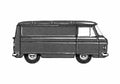 Blueprint Commer FC Van 1968 A4 Photo Print