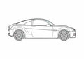 Blueprint Connaught Type D H Coupe 2006 A4 Photo Print