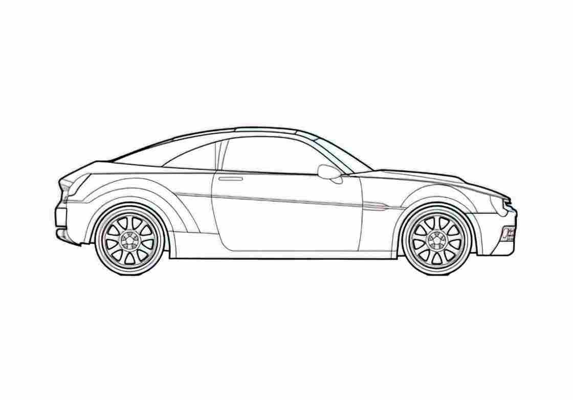 Blueprint Connaught Type D H Coupe 2006 A4 Photo Print