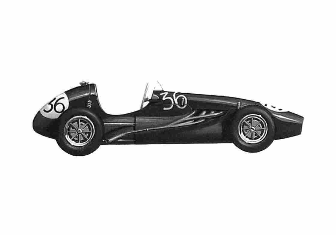 Blueprint Cooper Alta T24 F1 OW 1953 A4 Photo Print