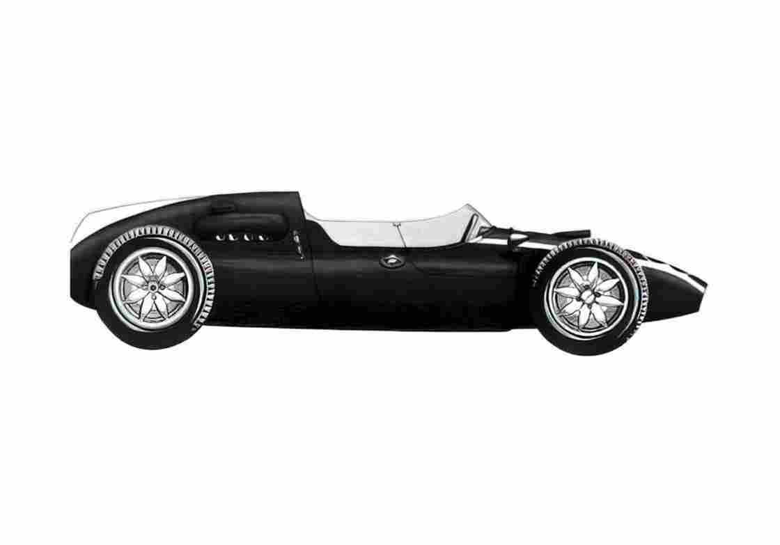 Blueprint Cooper Climax T51 OW 1959 A4 Photo Print