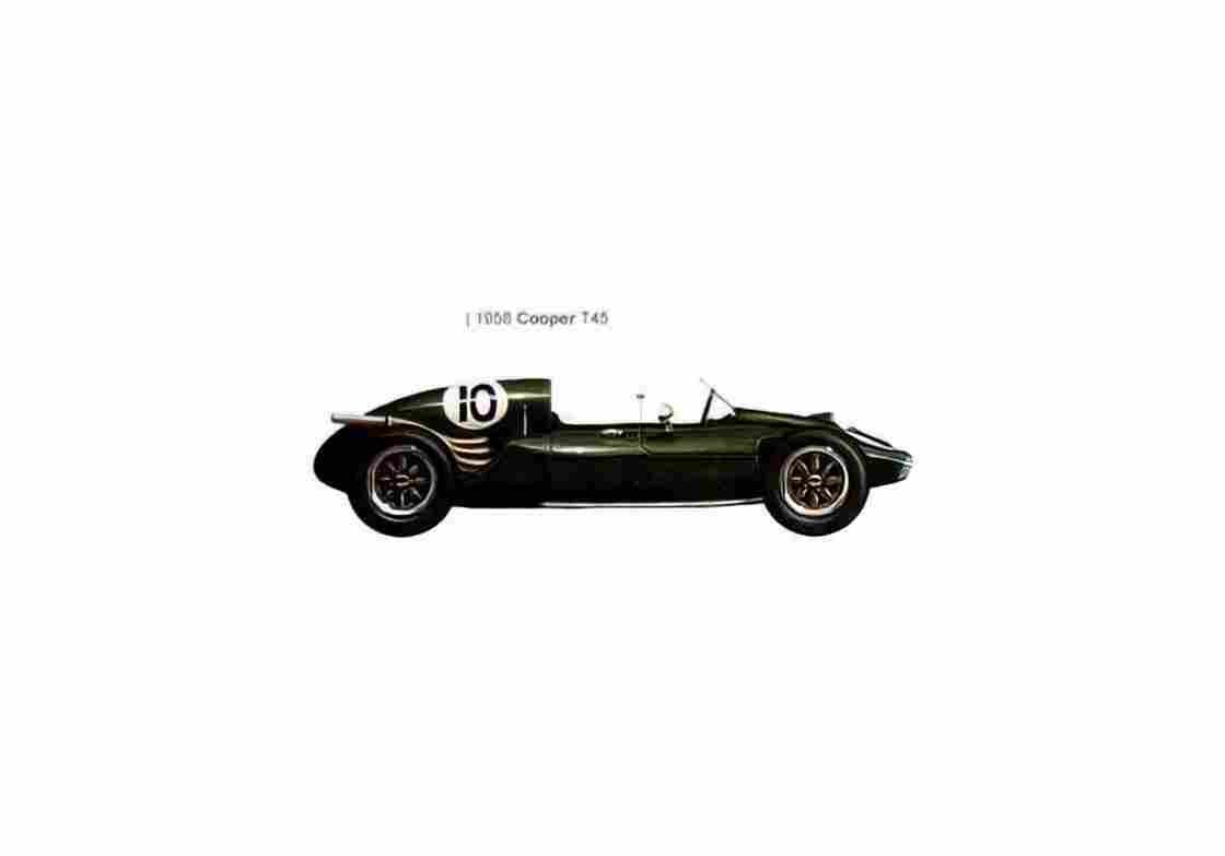 Blueprint Cooper T45 F1 OW 1958 01 A4 Photo Print