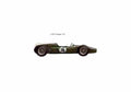 Blueprint Cooper T53 F1 OW 1960 01 A4 Photo Print