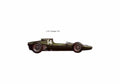 Blueprint Cooper T60 F1 OW 1961 01 A4 Photo Print