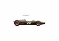 Blueprint Cooper T73 F1 OW 1964 01 A4 Photo Print