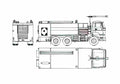 Blueprint DAF 6x4 Fire Truck 1980 A4 Photo Print