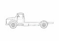 Blueprint DAF Torpedo LWB Truck 1960 A4 Photo Print