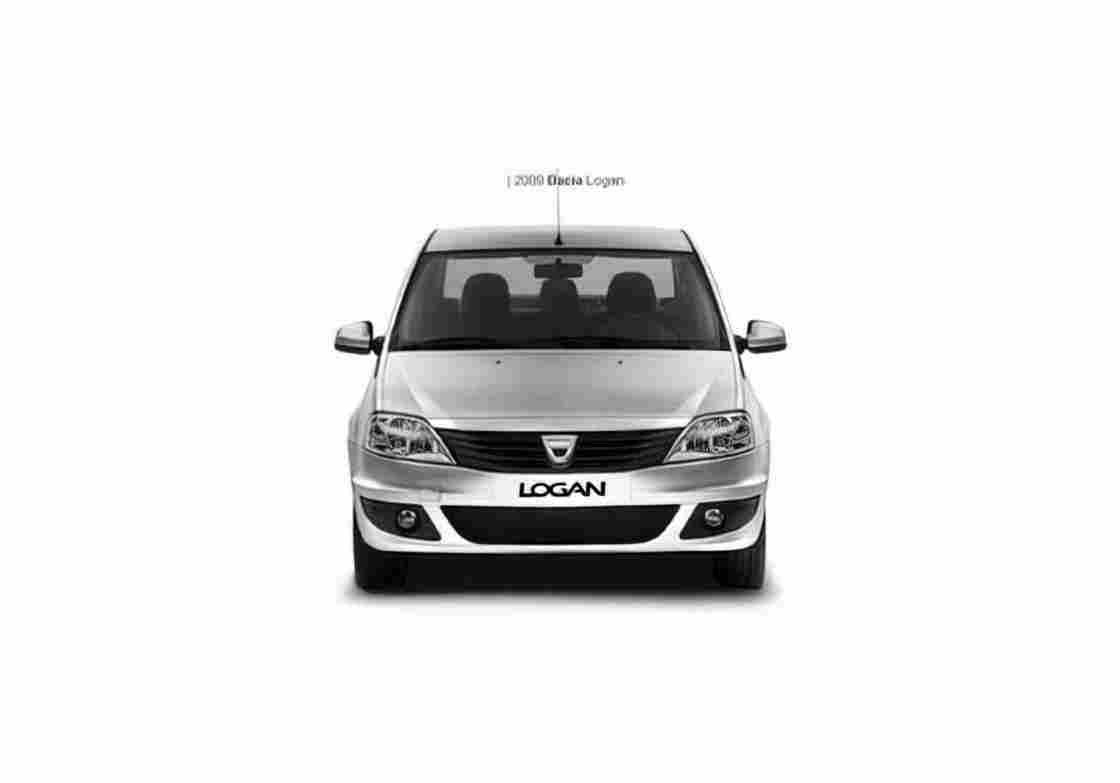 Blueprint Dacia Logan Sedan 2009 01 A4 Photo Print