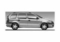 Blueprint Dacia X90 Break Wagon 2004 A4 Photo Print