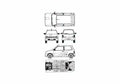 Blueprint Daihatsu Mira Turbo Hatchback 1987 A4 Photo Print