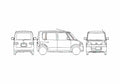 Blueprint Daihatsu Tanto Microvan 2006 A4 Photo Print