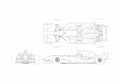 Blueprint Dallara Ferrari A1 GP Chasis OW A4 Photo Print
