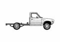 Blueprint Datsun 620 Cab Chassis Pick up 1979 A4 Photo Print