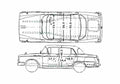 Blueprint Datsun Cedric 1900 LG31 Sedan 1962 A4 Photo Print
