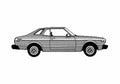Blueprint Datsun Maxima 810 2 door Sport Coupe 1979 A4 Photo Print