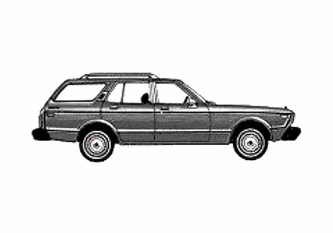 Blueprint Datsun Maxima 810 5 door Wagon 1979 A4 Photo Print