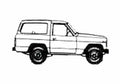 Blueprint Datsun Patrol L60 Wagon 1971 A4 Photo Print