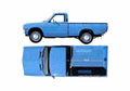Blueprint Datsun Pick up 1973 A4 Photo Print
