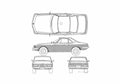 Blueprint Datsun Silvia CSP311 Coupe A4 Photo Print