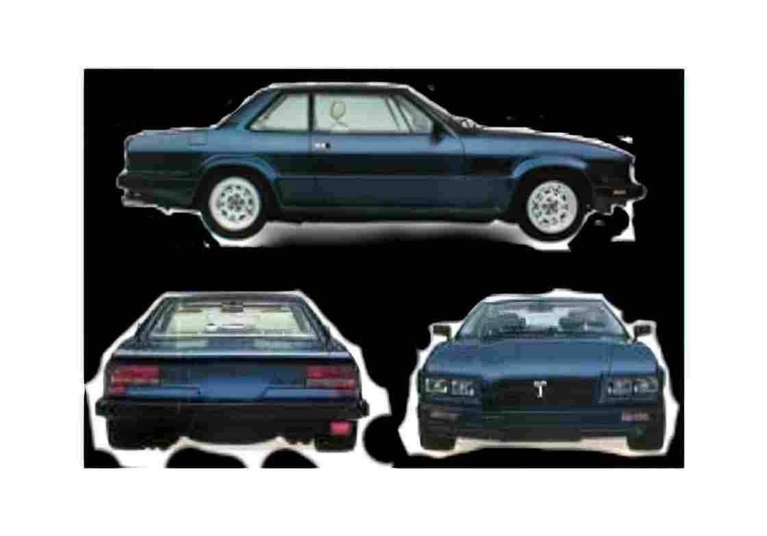 Blueprint De Tomaso Longchamp Coupe A4 Photo Print