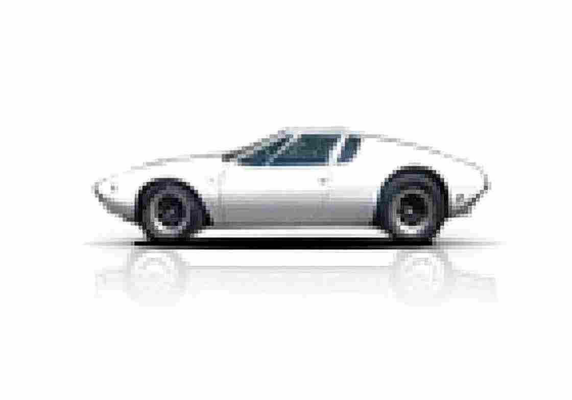 Blueprint De Tomaso Mangusta Coupe 1971 A4 Photo Print