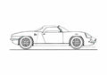 Blueprint De Tomaso Vallelunga Spider Coupe 1963 A4 Photo Print