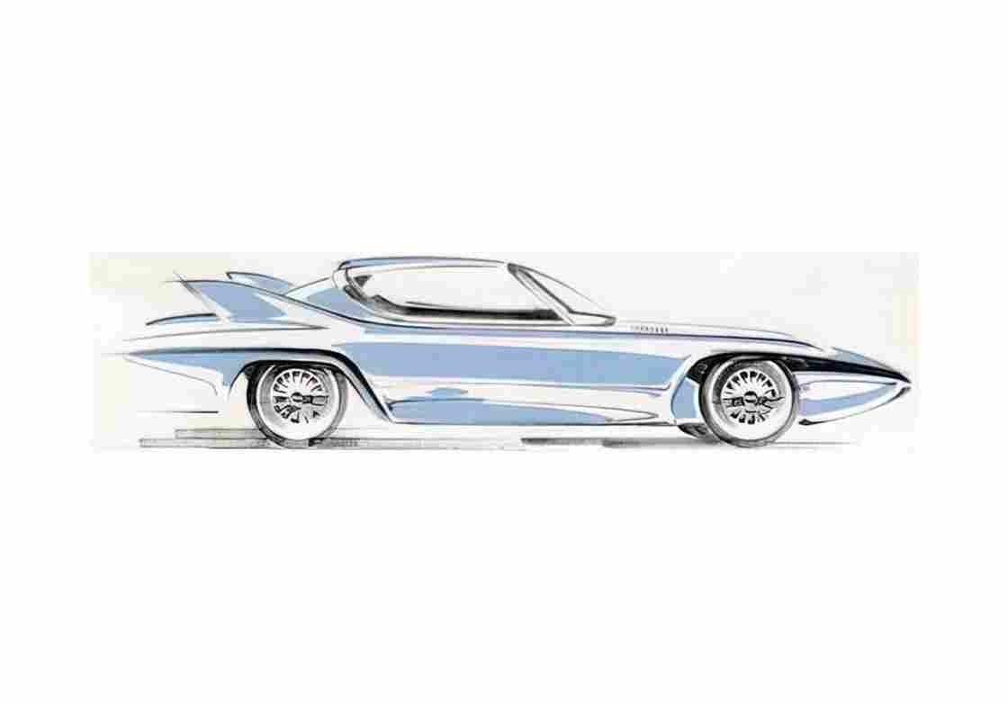 Blueprint DeSoto Cella I Coupe 1959 A4 Photo Print