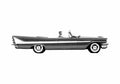 Blueprint DeSoto Firedome Convertivle Cabriolet 1958 A4 Photo Print