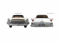 Blueprint DeSoto Fireflite Sedan 1961 A4 Photo Print