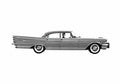 Blueprint DeSoto Firesweep 4 door Sedan 1958 A4 Photo Print