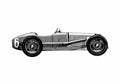 Blueprint Delage 1500 GP OW 1926 A4 Photo Print