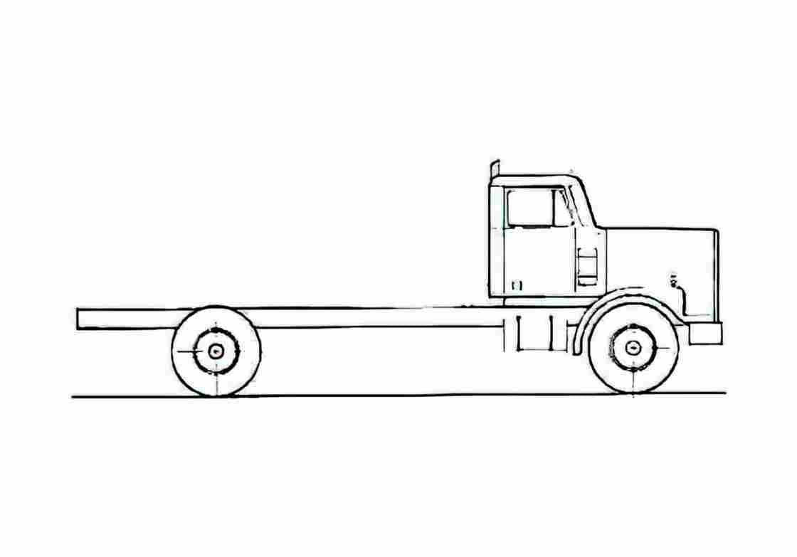 Blueprint Diamond Reo Giant C11644DB Truck 1984 A4 Photo Print