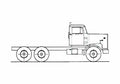Blueprint Diamond Reo Giant C11664DB Truck 1982 A4 Photo Print
