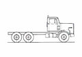 Blueprint Diamond Reo Giant C11664DB Truck 1983 A4 Photo Print