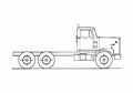 Blueprint Diamond Reo Giant C11664DBH Truck 1982 A4 Photo Print