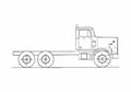Blueprint Diamond Reo Giant C11664DBH Truck 1984 A4 Photo Print