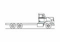 Blueprint Diamond Reo Giant C11664DD Truck 1985 A4 Photo Print