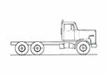 Blueprint Diamond Reo Giant C11666DB Truck 1984 A4 Photo Print