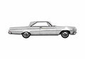 Blueprint Dodge 440 2 door Hardtop Coupe 1964 A4 Photo Print