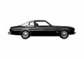 Blueprint Dodge Aspen Special Edition Coupe 1977 A4 Photo Print