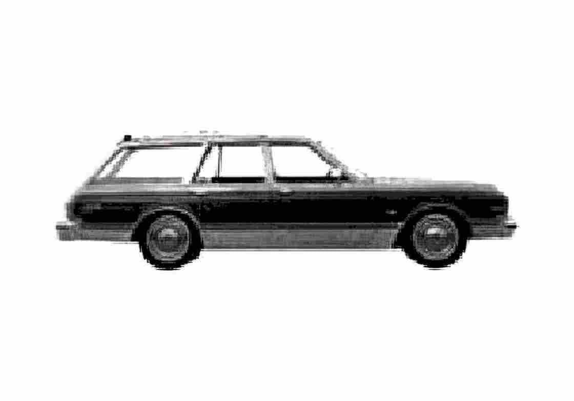 Blueprint Dodge Aspen Special Edition Wagon 1977 A4 Photo Print