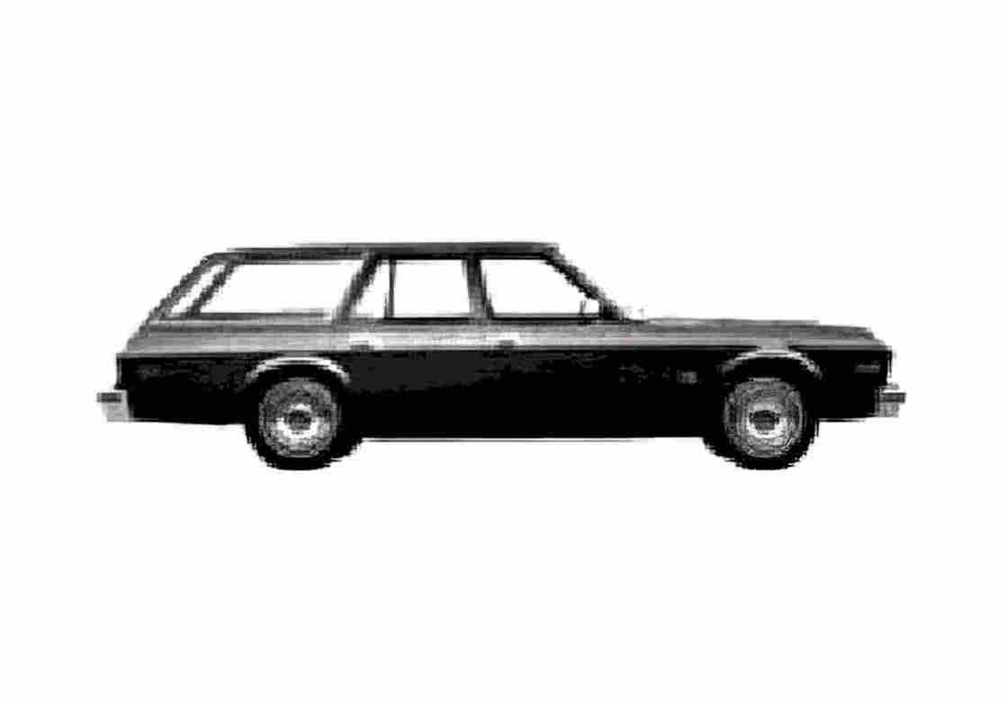Blueprint Dodge Aspen Wagon 1977 A4 Photo Print