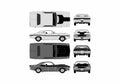 Blueprint Dodge Challenger Coupe 1970 A4 Photo Print