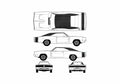Blueprint Dodge Charger Coupe 1969 A4 Photo Print