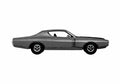 Blueprint Dodge Charger Rallye Hardtop Coupe 1972 A4 Photo Print