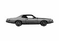 Blueprint Dodge Charger SE Coupe 1973 A4 Photo Print