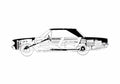 Blueprint Dodge Coronet RT Sedan 1967 A4 Photo Print