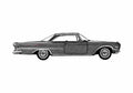 Blueprint Dodge Custom 880 Hardtop Coupe 1963 A4 Photo Print