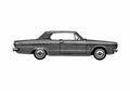 Blueprint Dodge Dart 2 door Hardtop Coupe 1963 A4 Photo Print