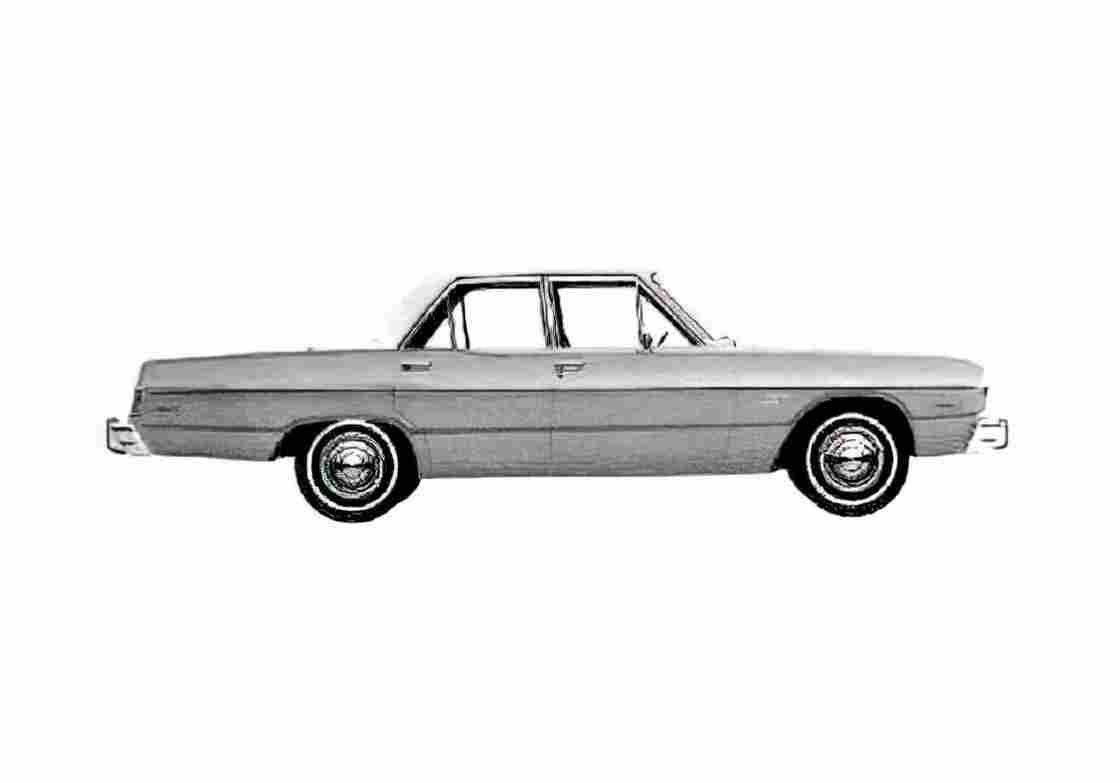 Blueprint Dodge Dart Custom Sedan 1975 A4 Photo Print